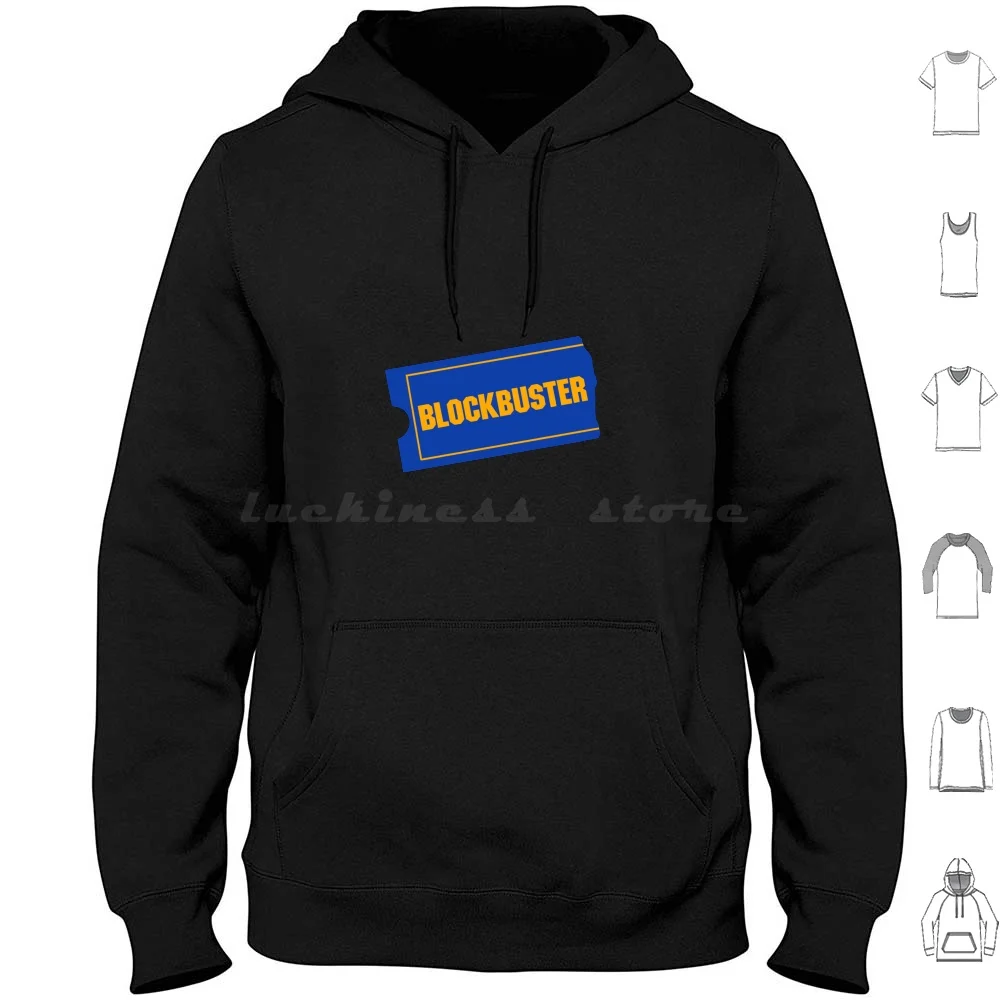 Felpe Con Cappuccio Blockbuster Manica Lunga Blockbuster Video Blockbuster Film Blockbuster Oregon Last Blockbuster