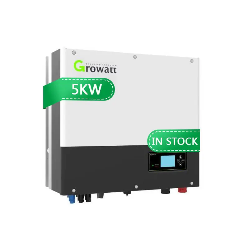 Growatt 6000W Onduleur Solaire Hybride Ip65 Protaction Monofasi Inversor Estoque No Brasil Con Rs485 Can