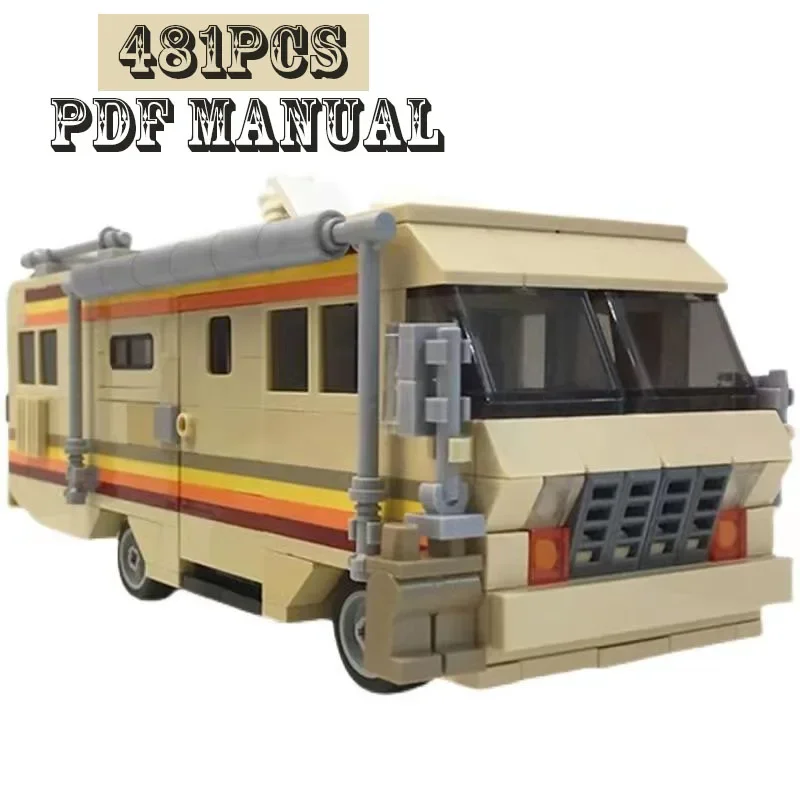 Nuovo Moc-17836 Drama Breaking Bad Rv Classic Walter White Pinkman Cooking Lab Rv High Ideas Building Blocks Toys Gift For Kids