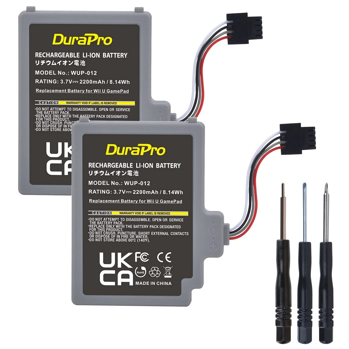 2200Mah Wii U Gamepad Batteria Sostitutiva Batteria Ricaricabile Accessori Wii Per Nintendo Wii U Gamepad