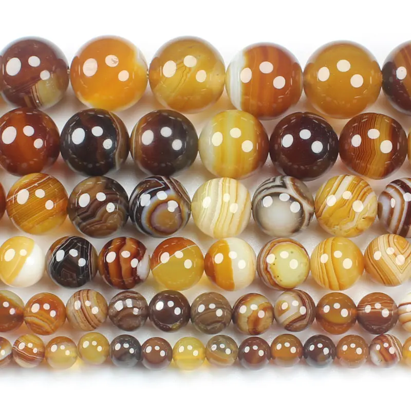 Naturale Am-Ber-Banda Di Colore Aga-Tes 4-16 Millimetri Rotonda Beads 15 "/38 Cm, Commercio All'Ingrosso Per Gioielli Fai Da Te Trasporto Libero!