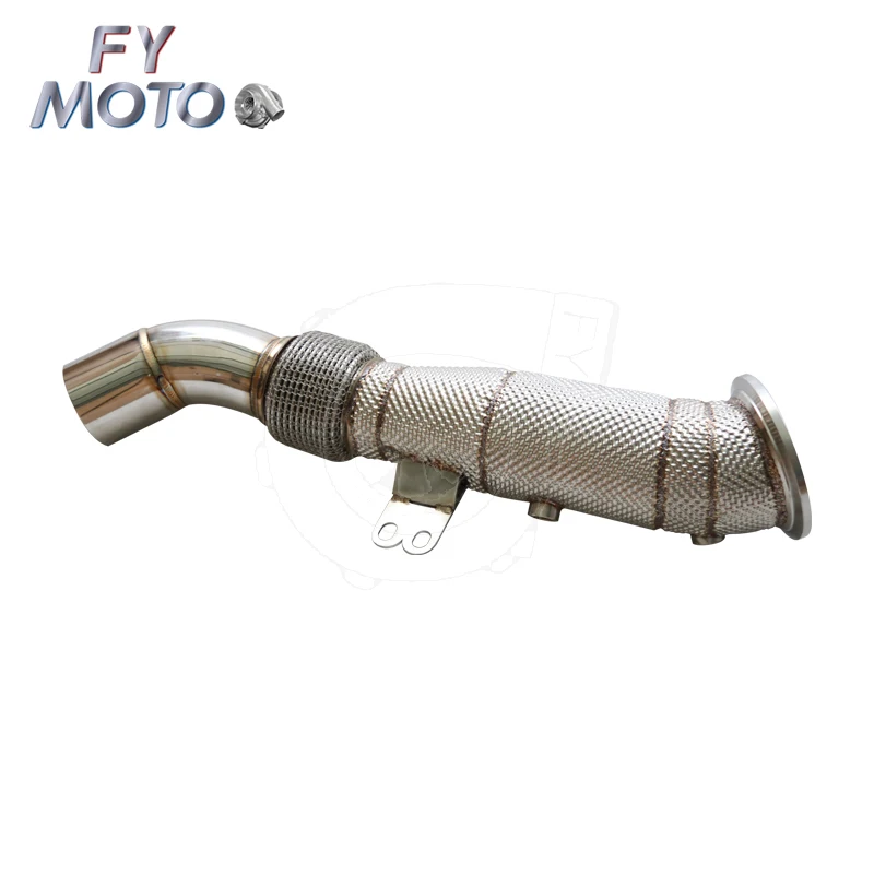 Downpipe Catalitico Di Scarico Per Bmw G30 B58 F30 340I F32 140I 240I 340I 440I 540I 640I 740I 3.0T 2019 Con Scudo Termico