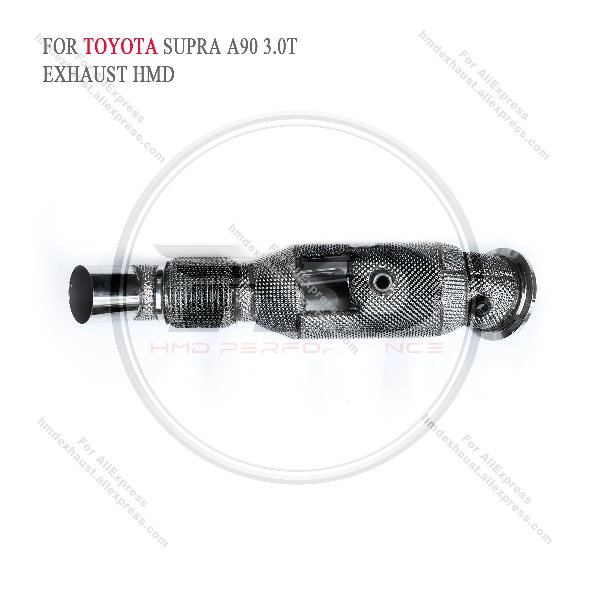 Sistema Di Scarico Hmd Downpipe Ad Alte Prestazioni Per Toyota Gr Supra A90 3.0T Con Tubo Da Corsa Con Scudo Termico
