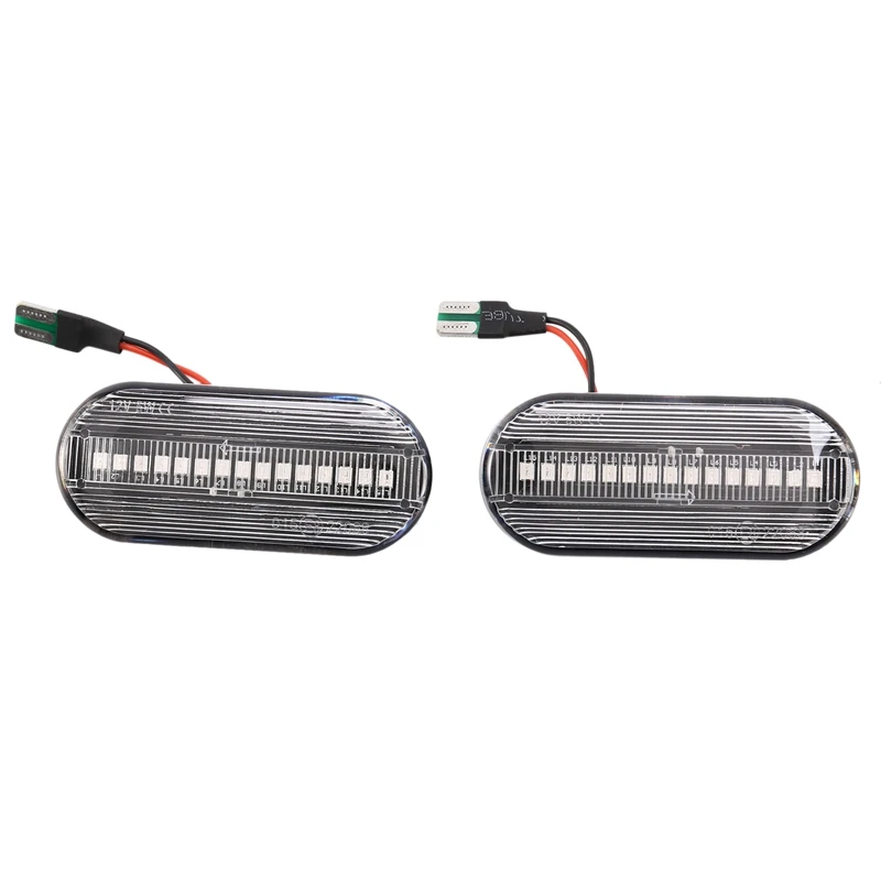 2Pcs Car Led Side Marker Lights Indicatore Di Direzione Lampada Ripetitore Per Ford C-Max Fiesta Focus Mk2 Fusion