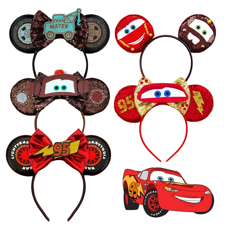 Mickey Mouse Little Mermaid Hairband Girl Flounder Accessori Per Capelli Ariel Headband Kids Sebastian Pearls Shell Ears Headwear