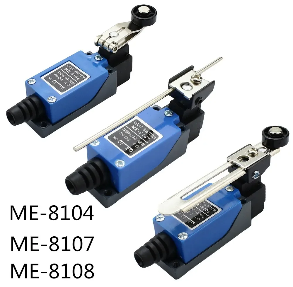Me Me-8108 Finecorsa Rotativo Rullo Regolabile Mini Finecorsa Tz-8108 Ac250V 5A No Nc 8108 8104 8111 8112 8122 8166 9101