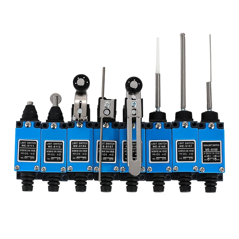 Me Me-8108 Interruttori Di Finecorsa Rotanti A Rulli Regolabili Con Finecorsa Tz-8108 Ac250V 5A No Nc 8108 8104 8111 8112 8122 8166 9101