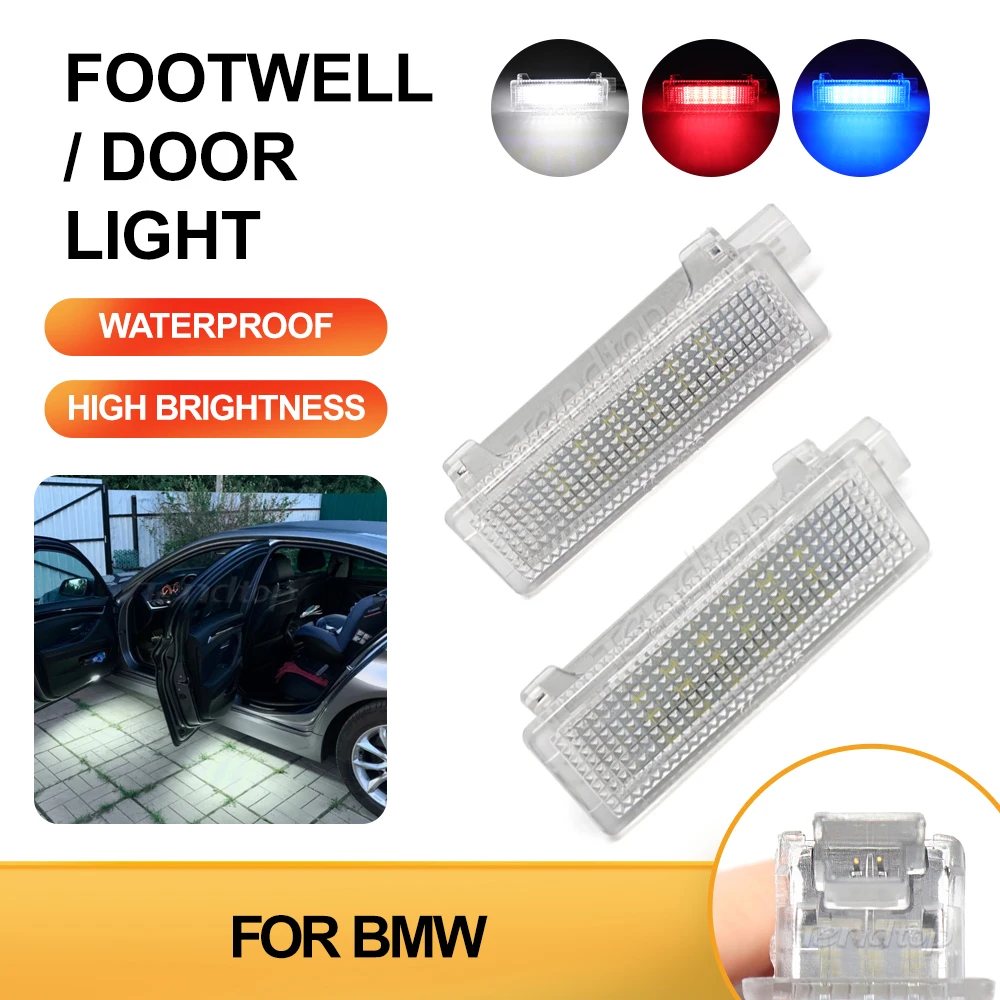 Per Bmw Serie 1-7 Per Bmw E90 E91 E92 E60 F10 F20 F30 E87 X5 X3 E83 Bagagli Footwell Lights Car Led Door Welcom Lampada Di Cortesia