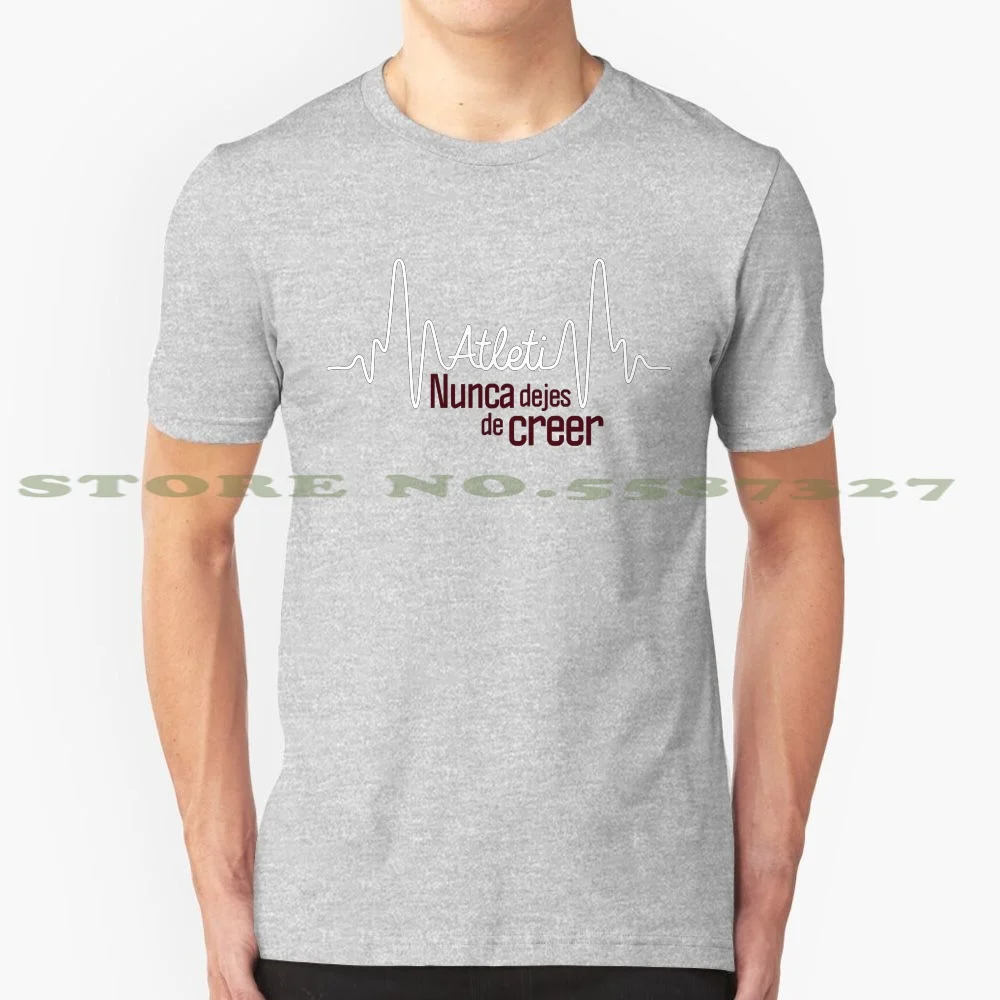 Atleti - Pulso , Nunca Dejes De Creer Summer Funny T Shirt Per Uomo Donna Atleti Atletico Aupa Aupa Atleti Camiseta Camiseta