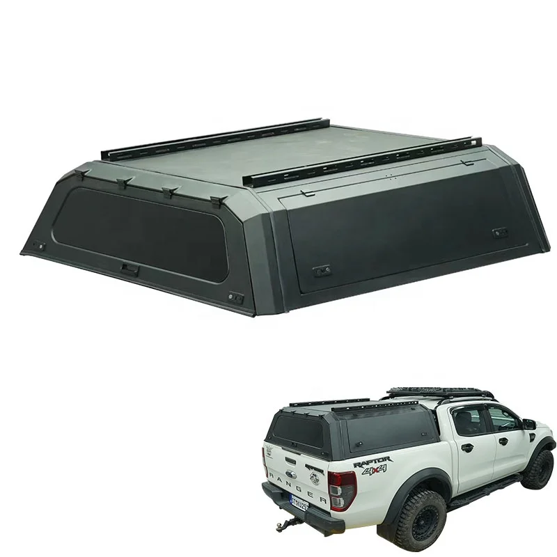 Baldacchino Nero Hardtop All'Ingrosso 4 X4 Pickupk Pick Up Truck Baldacchino Per Ford Ranger 2012-2022