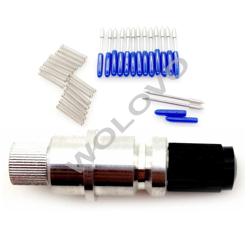 15 Pz 60 Gradi Graphtec Cb09U Cb09 Blades Vinyl Plotter Cutter + Blade Holder Spedizione Gratuita