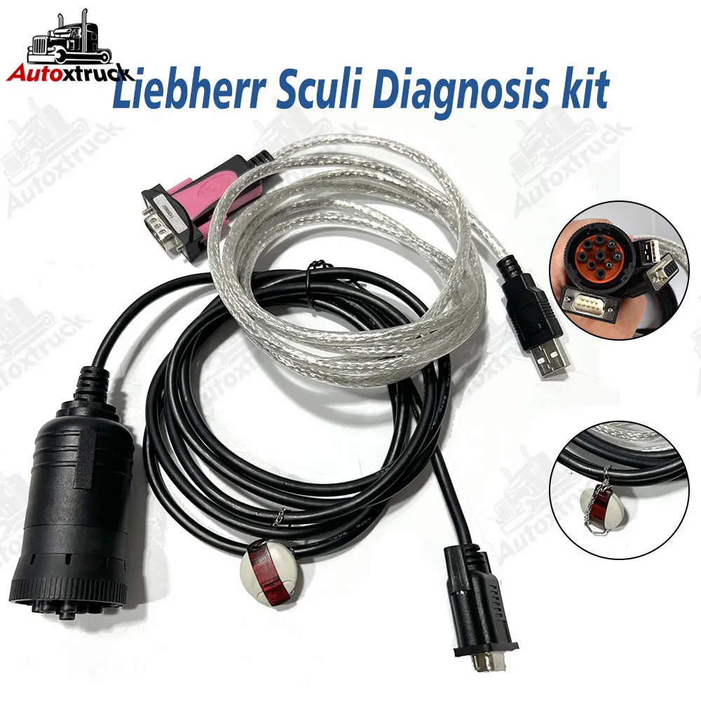 2023 Per Liebherr Sculi Strumento Diagnostico Gru Escavatore Camion Diagnostico Kit Diagnostico Liebherr