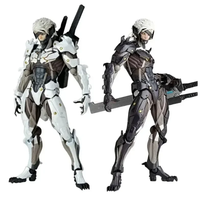 Kaiyodo L'Ocedo Yamaguchi 140 Ex Metal Gear Action Figure Mgs Raiden Metal Gear Rising Rising Thunder Hand Doll Toy Kid Gift