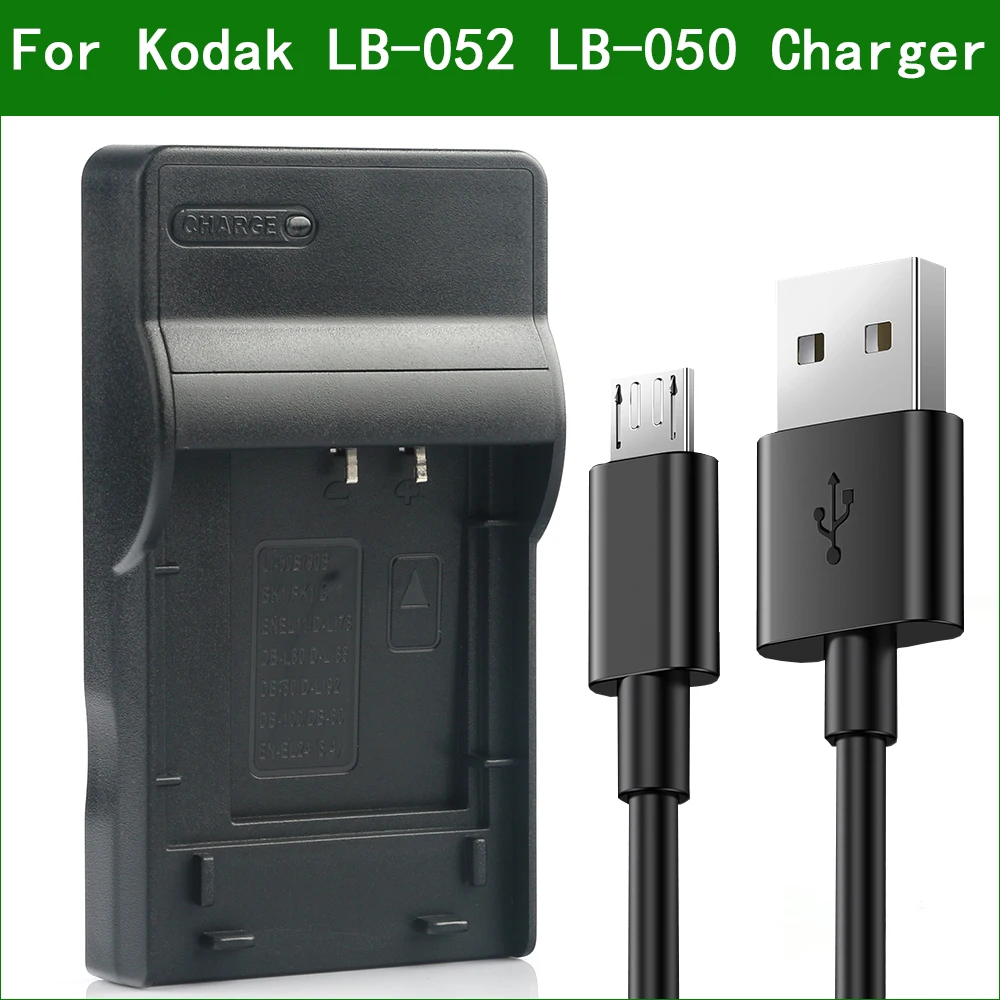 Lanfulang Lb-050 Lb052 Lb050 Caricabatteria Per Fotocamera Digitale Per Kodak Pixpro Sl10 Sl25 Spz1 Fz151 Fz152 Fz201