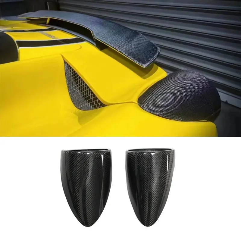 Per Ferrari F458 2011-2014 Real Dry Fanale Posteriore In Fibra Di Carbonio Tuning Luce Freno Posteriore Copertura Della Lampada Trim Racing Part Stick