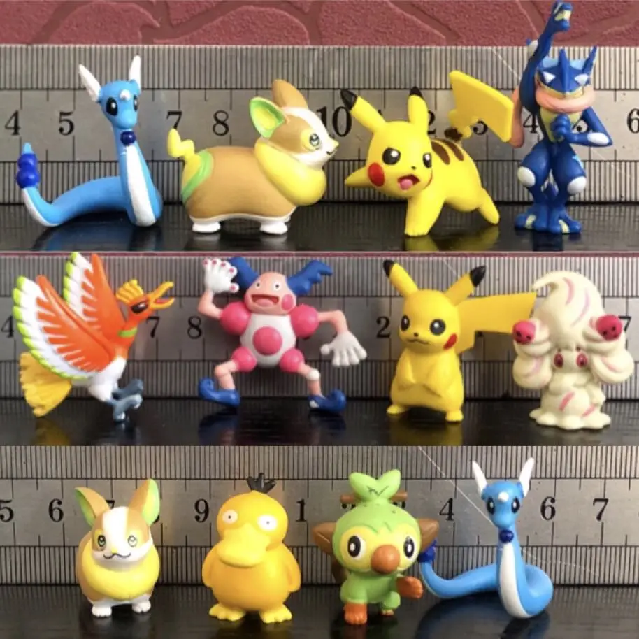 Pokemon Gacha Mini Toy Mc Elf Yamper Mr. Mime Alcremie Dragonair Figure Model Toy Preferiti