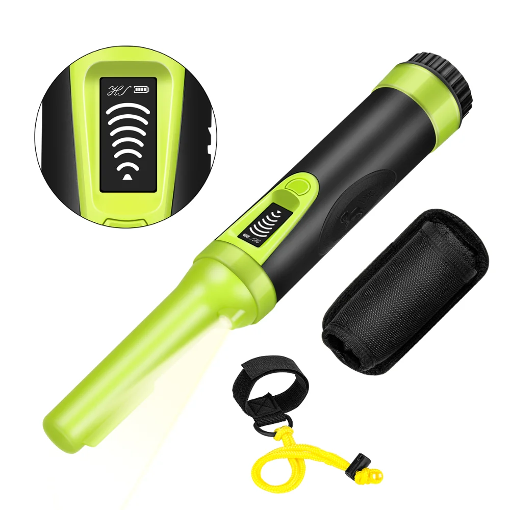 Display Lcd Metal Detector Portatile Hs-10 Potente Pinpointer Impermeabile Tre Modalità