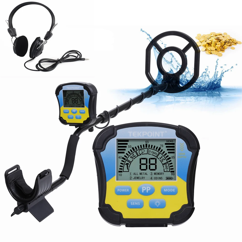 Metal Detector Sotterraneo Gold Detector Professionale Treasure Hunter Detector Metal Pinpuntatore Bobina Impermeabile Md8030 Oro