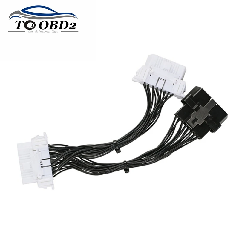 Obdii Obd 2 1 A 2 Y Cavo Femmina 16 Pin Splitter Extension Auto Car Connector Extension Adapter