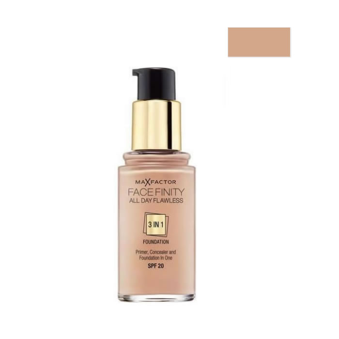 Max Factor Fondotinta Face Finity All Day Flawless 3 In 1 47 Nude