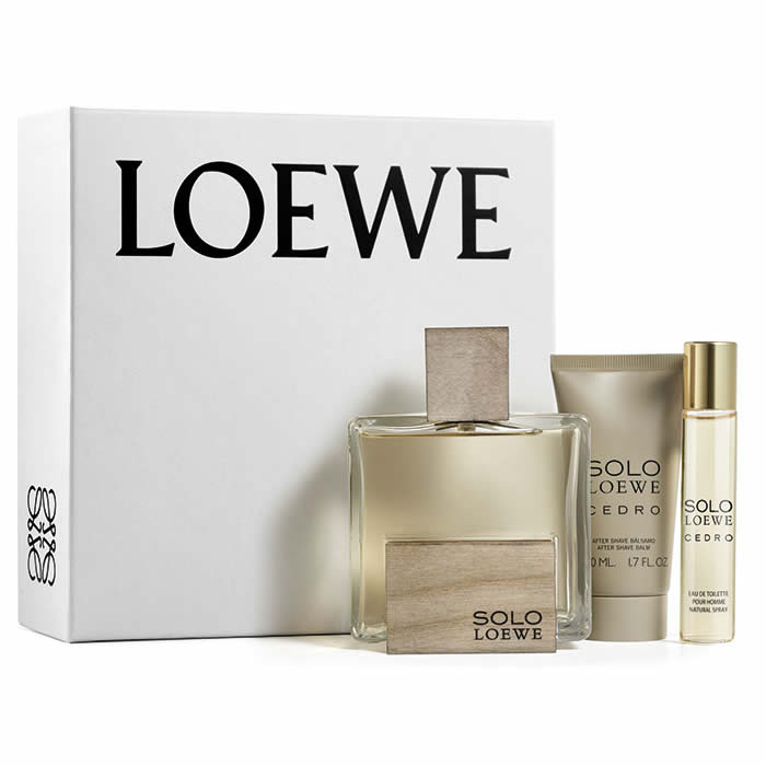 Solo Loewe Cedro Eau De Toilette Spray 100Ml Set 3 Parti 2017
