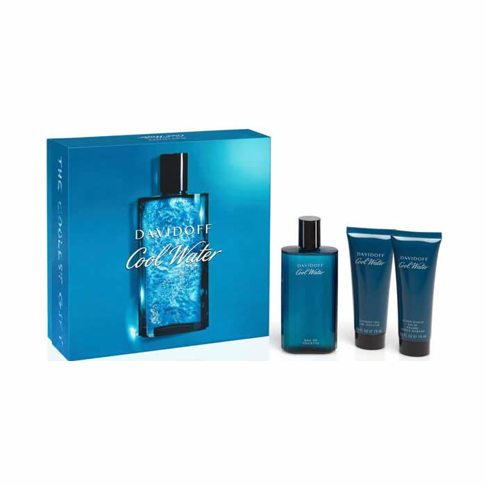 Davidoff Cool Water Eau De Toilette Spray 125Ml Set 3 Parti 2017