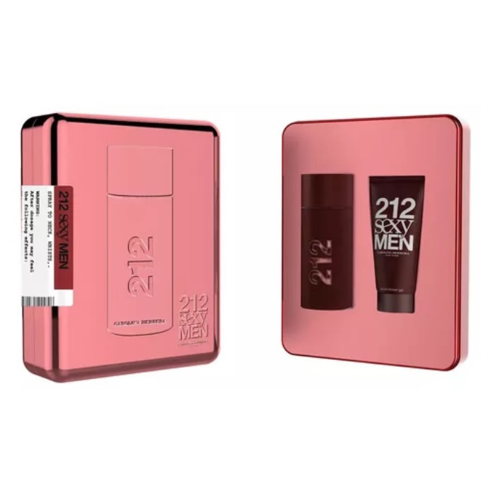 Carolina Herrera 212 Sexy Men Eau De Toilette Spray 100Ml Set 2 Parti 2018