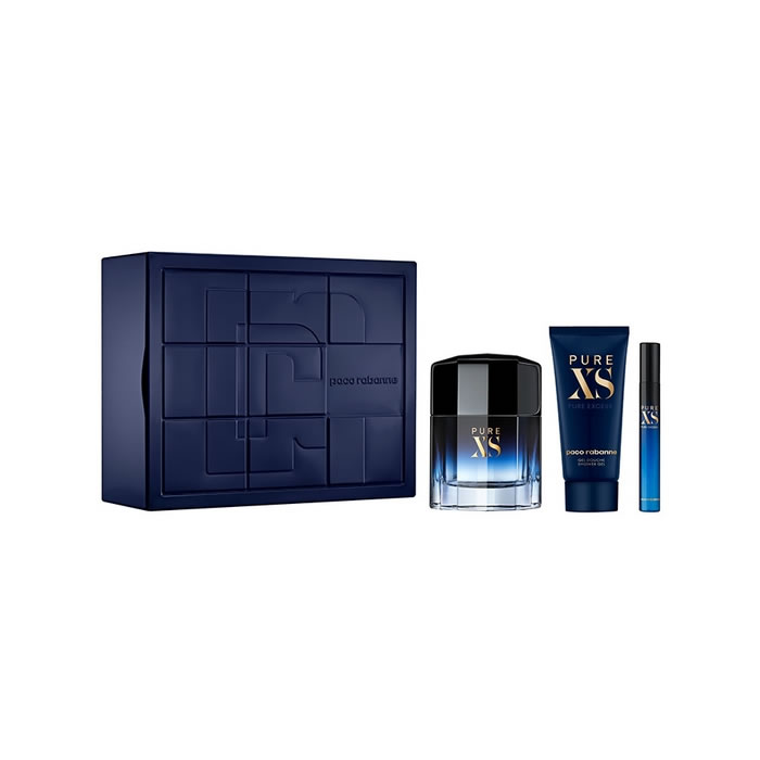 Paco Rabanne Pure Xs Eau De Toilette Spray 100Ml Set 3 Parti 2018