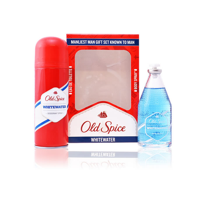 Old Spice Whitewater Man Eau De Toilette Spray 100Ml Set 2 Parti 2018