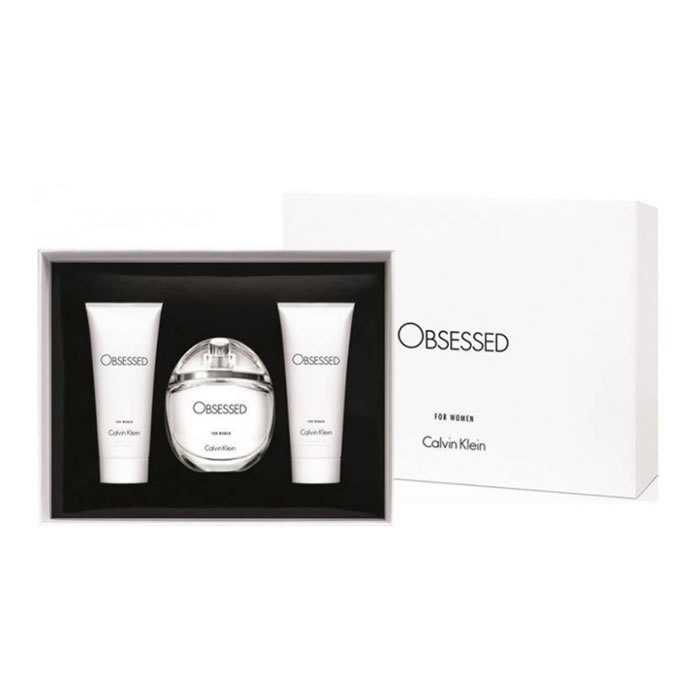 Calvin Klein Obsessed Woman Eau De Parfum Spray 100Ml Set 3 Piezas 2018