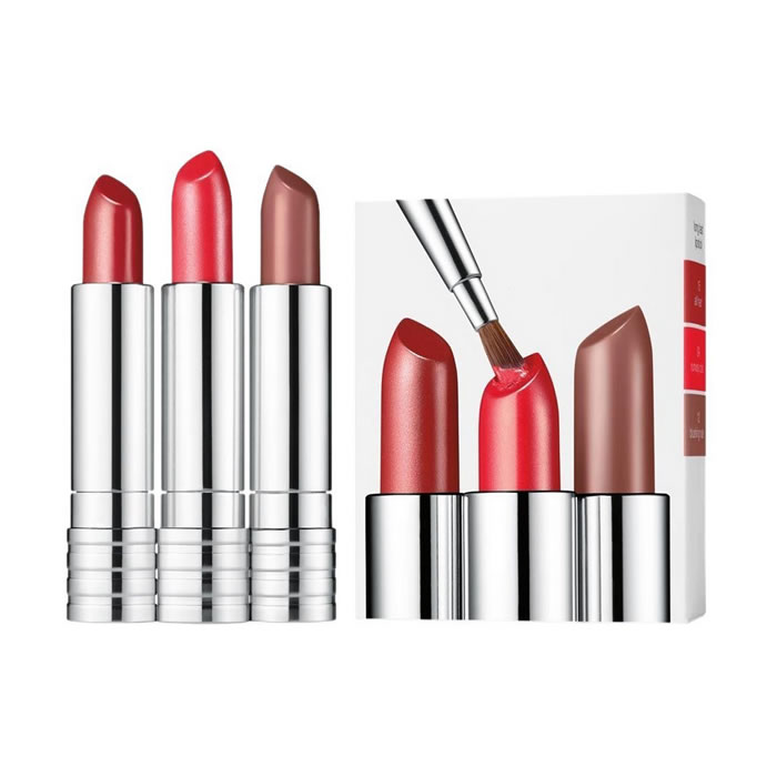 Clinique Long Last Lipstick Trio Set 3 Parti 2018