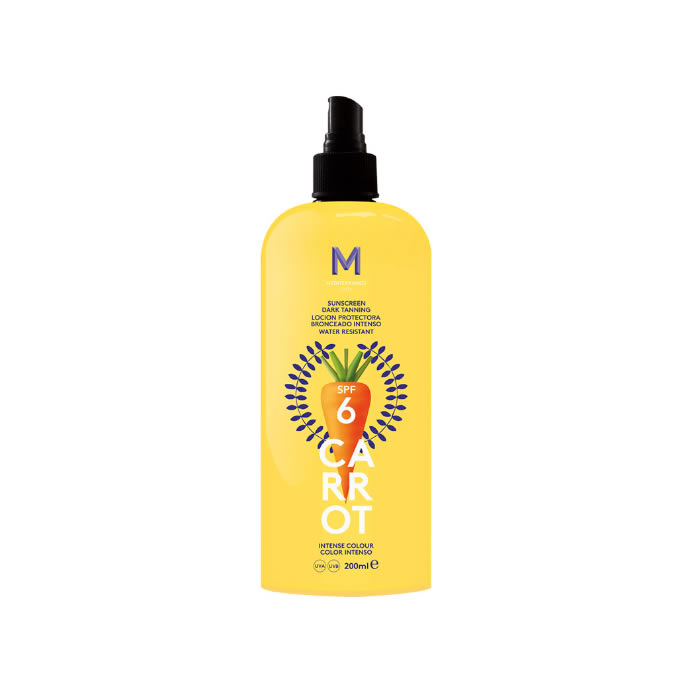Mediterraneo Sun Carrot Sunscreen Dark Tanning Spf6 200Ml