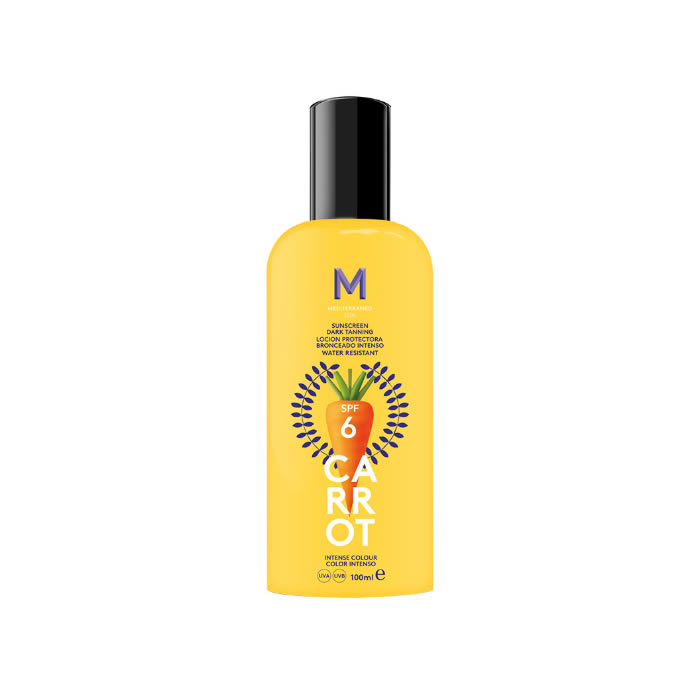 Mediterraneo Sun Carrot Sunscreen Dark Tanning Spf6 100Ml