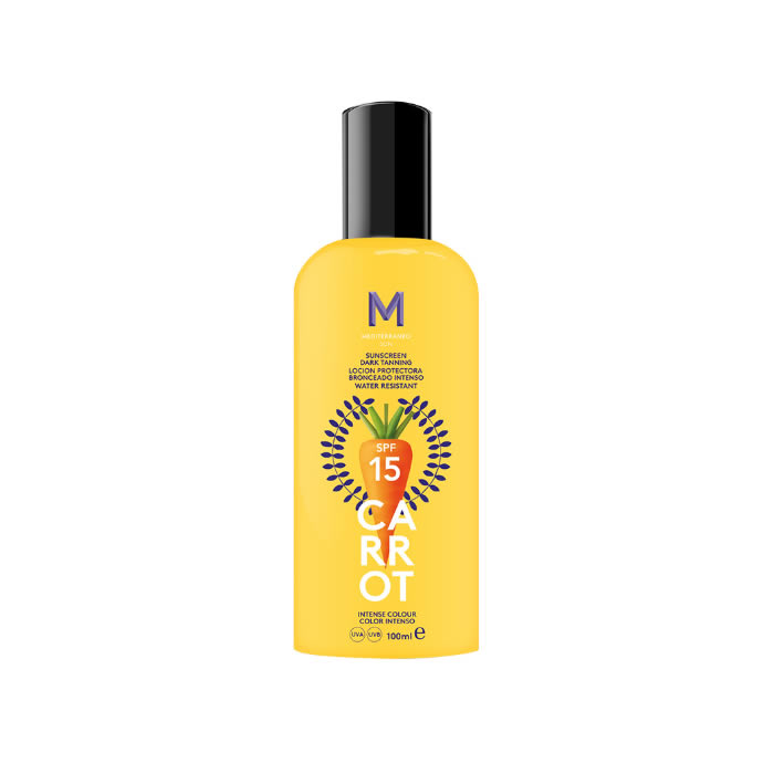 Mediterraneo Sun Carrot Sunscreen Dark Tanning Spf15 100Ml