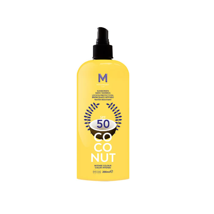 Mediterraneo Sun Coconut Sunscreen Dark Tanning Spf50 200Ml