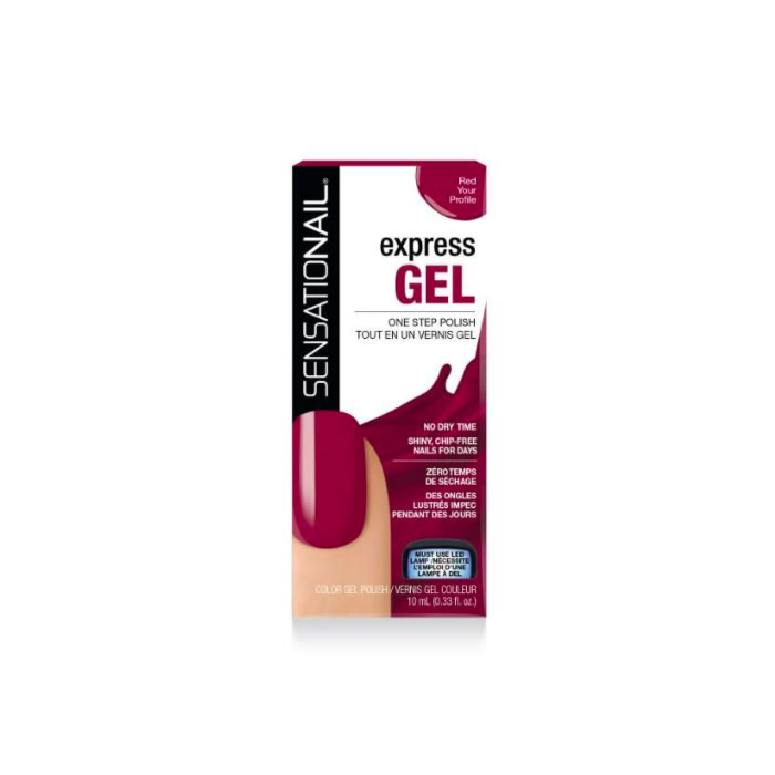 Sensationail Express Gel Polish Red Your Profile