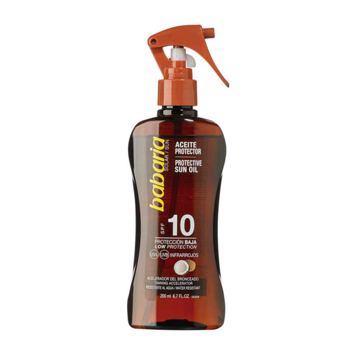 Babaria Coconut And Aloe Vera Oil Spray Spf10 200Ml