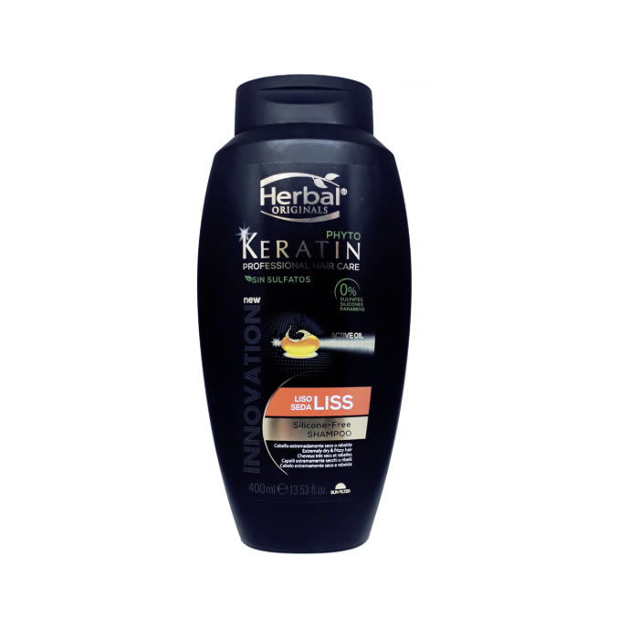 Herbal Hispania Keratin Liss Shampoo 400Ml
