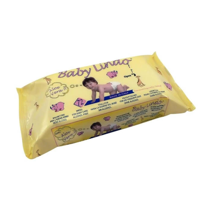Baby Lindo Aloe Vera Wipes 72Ud