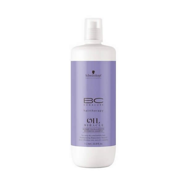 Schwarzkopf Bc Oil Miracle Barbary Fig Oil Restorative Shampoo 1000Ml