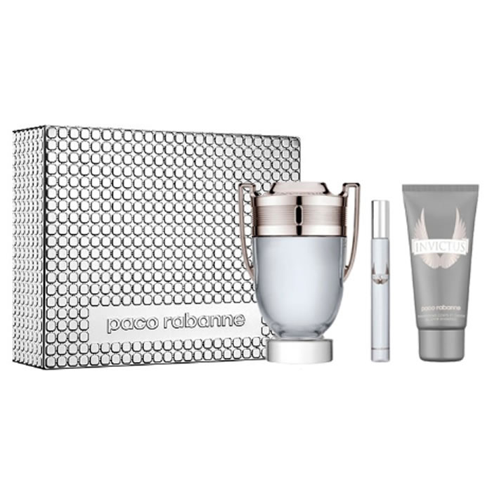 Paco Rabanne Invictus Eau De Toilette Spray 100Ml Set 3 Parti 2018