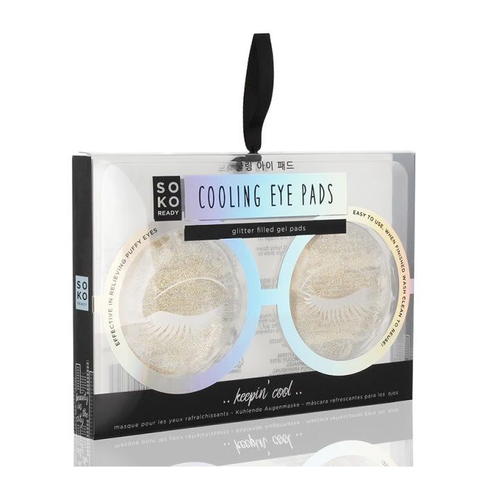 Oh K! Cooling Eye Pads Gitter Filled Gel Pads