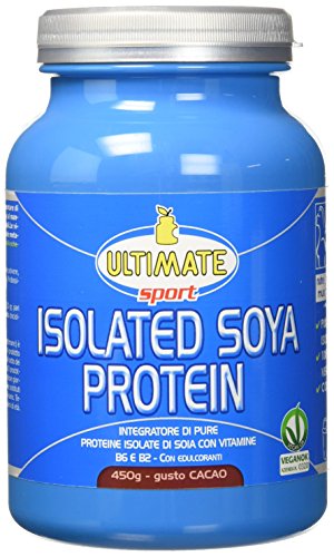 Ultimate Isolated Soya Protein Integratore Alimentare Gusto Cacao 450G