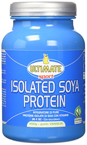 Ultimate Isolated Soya Protein Integratore Alimentare Gusto Vaniglia 450G