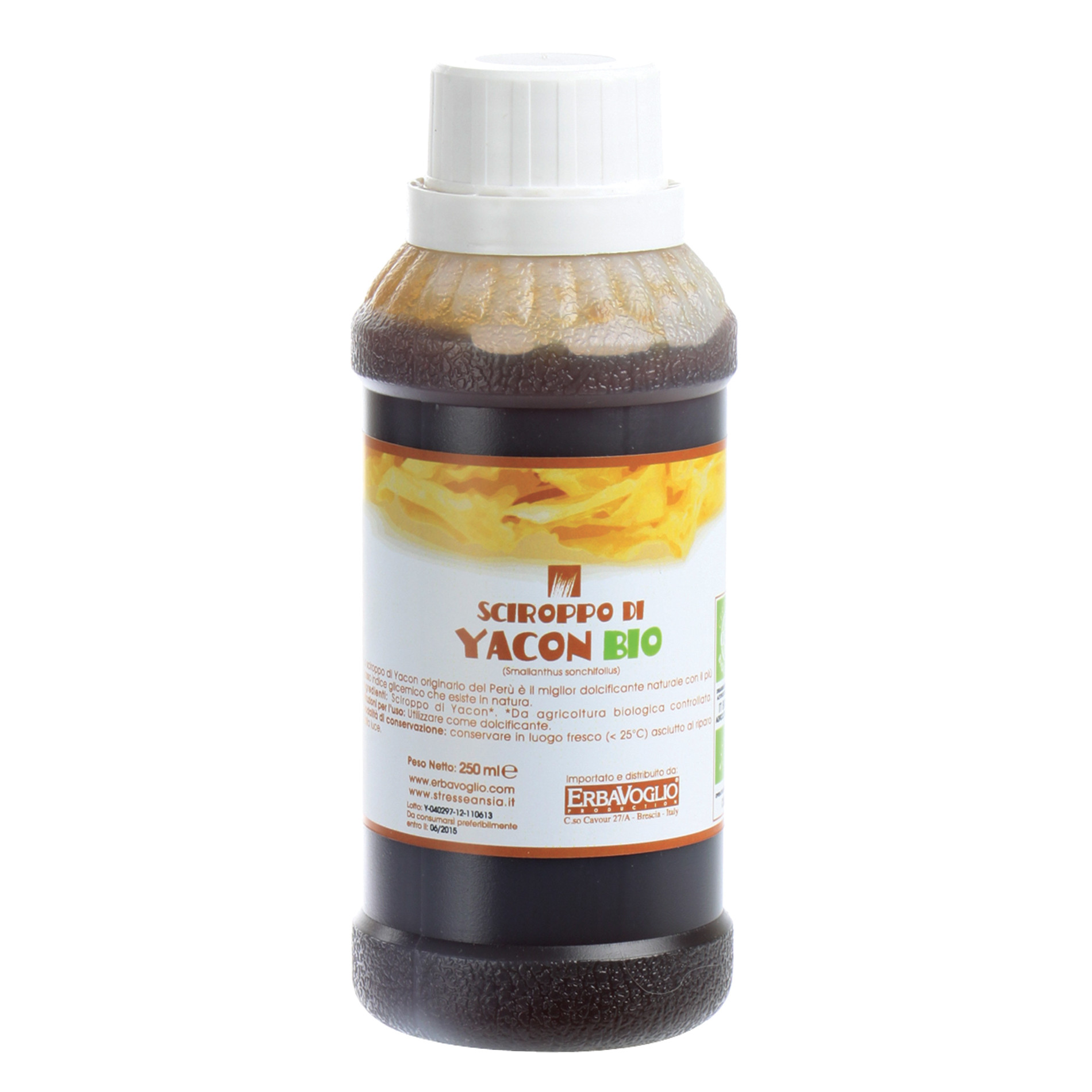 Erbavoglio Sciroppo Di Yacon Bio 250Ml
