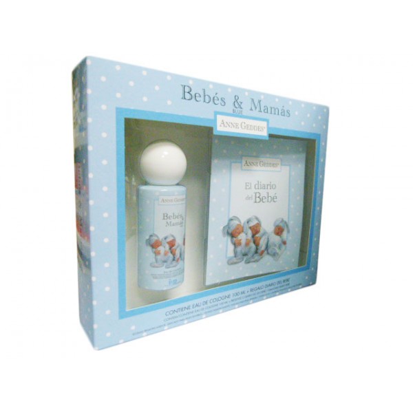 Anne Geddes Bebes & Mamas Blue Profumo Per Bambino 100Ml + Diario Blu