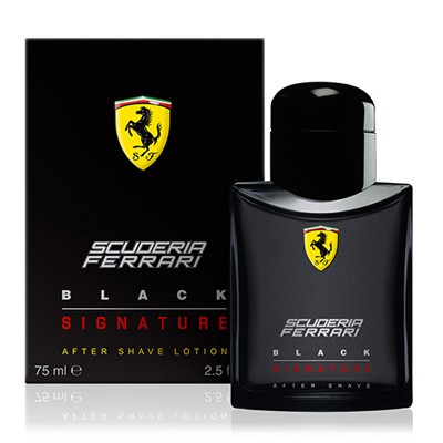 Scuderia Ferrari Black Signature After Shave Lotion 75Ml