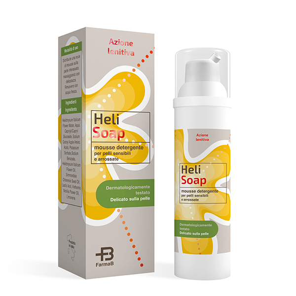 Heli Soap Mousse Detergente Pelli Sensibili Ed Arrossate 50Ml
