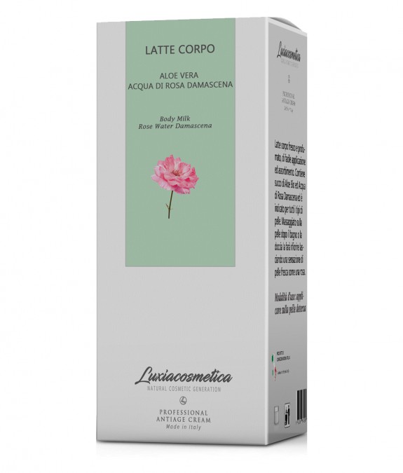 Luxiacosmetica Latte Corpo Aloe Vera Rosa Damascena 200Ml