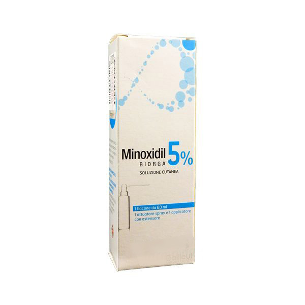 Minoxidil Biorga 5% Soluzione Cutanea 60 Ml